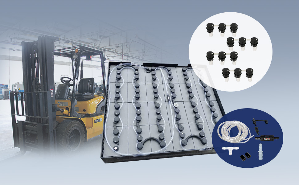 叉車蓄電池為什么要加水？怎么加水？